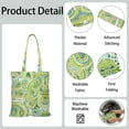 thumbnail image 3 of Bohemian Sketch Style Canvas Shopping Bag – Earthy Rustic Reusable Tote, 3 of 6