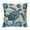 White, variant on Sea Turtle Pattern Design in Blues and Whites, A Sea Turtle Throw Pillow