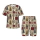 thumbnail image 1 of Balery Rustic Plaid Forest Lodge Conjunto de Pijama Infantil de Manga Corta con Estampado – Ropa de Dormir de Algodón Suave-Large, 1 of 6