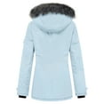 thumbnail image 4 of Wantdo Women's Recycled Winter Coat Warm Winter Jacket Padded Parka Coat Ice Blue S, 4 of 10