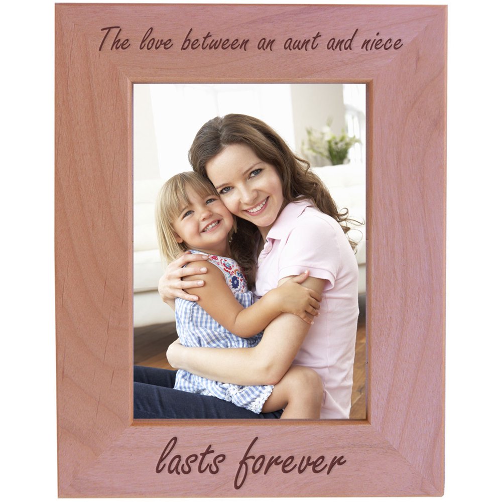 CustomGiftsNow The love between an aunt and niece lasts forever Wood