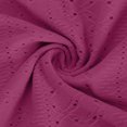thumbnail image 6 of Vivianyo HD Long Sleeve Dress for Women Women's Fashion Solid Color Short Sleeve Round-Neck Mid-Calf Dress, 6 of 6