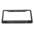 thumbnail image 2 of Marco de matrícula de fibra de carbono forjado brillante, reemplazo Universal para Tesla Model 3 YS US Standard, 2 of 12