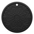 thumbnail image 3 of Alfombrilla de olla caliente de silicona alfombrilla de salvamanteles hueca antideslizante antideslizante almohadilla para olla de cocina, negro 3 unids/set kenally  HA003869-03, 3 of 7