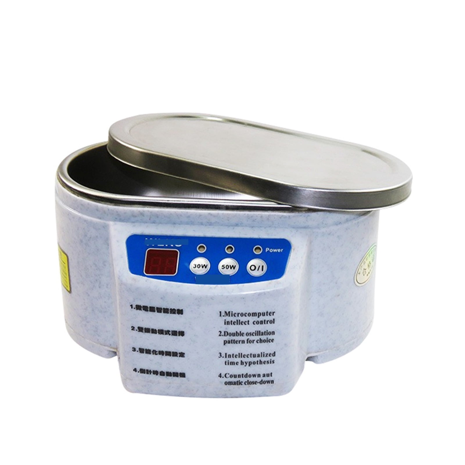 Ultrasonic Cleaners 30/50W For Watches Contact Lens Glasses Denture Teeth Electric Makeup Razor ,Strong Cleaning