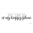 thumbnail image 2 of Ball, Susan 14x9 Black Ornate Wood Framed with Double Matting Museum Art Print Titled - Home is My Happy Place, 2 of 4
