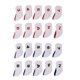 thumbnail image 4 of 10pcs Funda de Neopreno de Club para golf Hierro Bolsa Protectora de Hierro, Impresión de Etiquetas de Número de dos cara rojo, 4 of 9