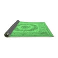 thumbnail image 2 of Ahgly Company Indoor Square Medallion Emerald Green French Area Rugs, 8' Square, 2 of 4