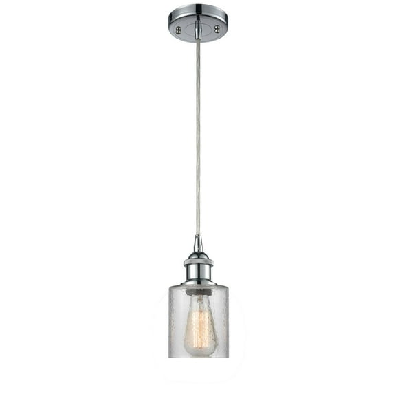Innovations 1-LT LED Cobbleskill 5" Mini Pendant - Polished Chrome - 516-1P-PC-G112-LED