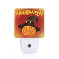 thumbnail image 1 of Balery Halloween Pumpkin Luz Nocturna LED con Sensor Automático, Enchufe con Sensor Crepuscular, Luz Suave de 0.5W para Dormitorio, Pasillo, Baño-UK, 1 of 7