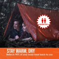 thumbnail image 4 of Tente d'Urgence Isolée 2X pour 2 Personnes, Imperméable, Sauvetage d'Urgence, Isolée, Comprend Sifflet de Sauvetage, Tente en Ripstop, 4 of 7