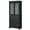 Black, variant on 70.1" Modern High Freestanding Bathroom Cabinet with Glass Doors, 3 Drawers for Clutter-Free Storage Solutions