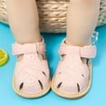 thumbnail image 4 of Otqutp Baby Dress Footwear Children Sandals Soft Flat Shoes Fashion Comfortable Bow Soft Bottom Lightweight Baby Princess Sandals, 4 of 4