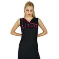 thumbnail image 3 of Bimba Women Black A-Line Maxi Dress Sleeveless Casual Boho Chic Clothing, 3 of 6