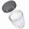thumbnail image 3 of 7 Pcs for Juicer Parts: 6Pcs 3 Replacement Cups + 3 Lids & 1Pcs Extraction Blade 600W Straight Blade Gasket,Multicolor, 3 of 9