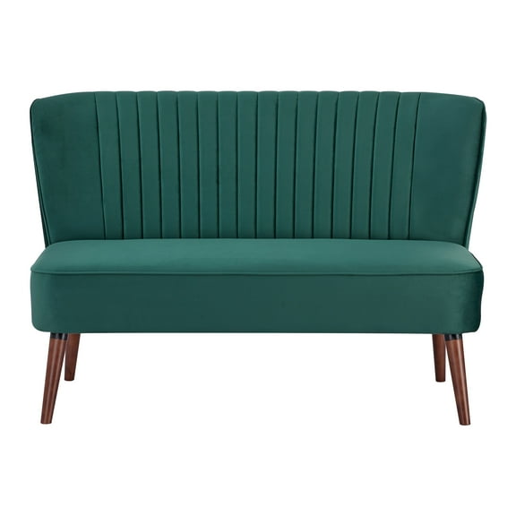 Artdeco Home Holleywood Loveseat Sofa - N/A Green