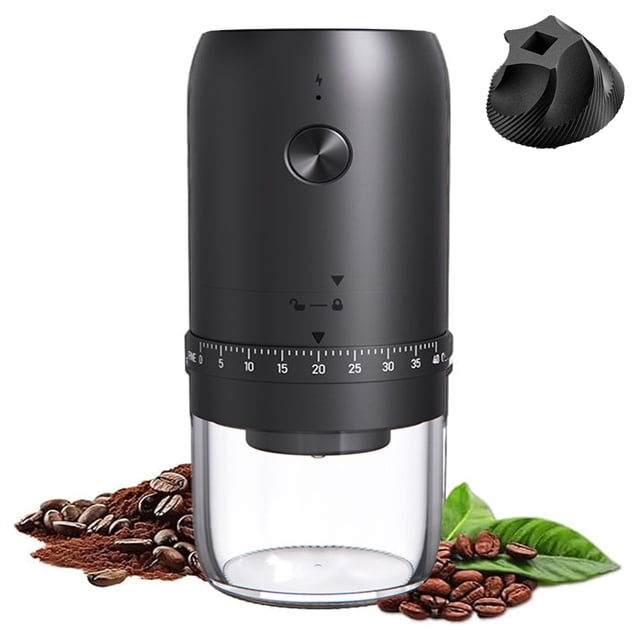 Custom Grind Electric Coffee Grinder,4-10 Cups Per Charge, One-Press Hand-Free Operation with Auto Shutoff, Removable Grinding Bowl For Easy Pour and Clean| Walmart Canada