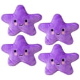 thumbnail image 1 of 4 piezas de juguetes de peluche, juguetes de peluche crujientes, lindos juguetes para masticar con forma de estrella, amarillo, 1 of 5