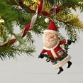 thumbnail image 5 of Hallmark Keepsake 2017 Boughs of Holly Santa Christmas Ornament, 5 of 6