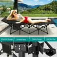 thumbnail image 5 of Lilypelle Folding Camping Cot, Double Layer Oxford Strong Heavy Duty Sleeping Cots with Carry Bag, Portable Travel Camp Cots for Home/Office Nap and Beach Vacation, 5 of 19