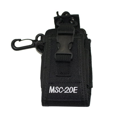 Motorola Gp328 KENMAX MSC_20E Nylon Radio Case Handsfree Holder for Two Way Radios Motorola GP340 GP328 GP68 GP88 ()