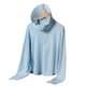 thumbnail image 1 of Solid-Color Removable Brim Sun Protection Coat Soft Comfortable Long Sleeve Jackets for Camping Fishing, 1 of 1
