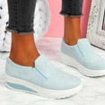 thumbnail image 2 of asdoklhq Casual Shoes for Women, Ladies Stretch Cloth Large Size Women's Casual Sports Solid Color Comfortable Women's Shoes, 2 of 3