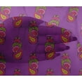 thumbnail image 4 of oneOone Viscose Chiffon Fabric Leaves|Floral & Paisley Block Printed Craft Fabric BTY 42 Inch Wide, 4 of 4