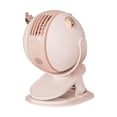 thumbnail image 1 of Mini ventilador para cochecito sin aspas, silencioso, ajustable, 3 velocidades, recargable por USB, personal Rosa, 1 of 9