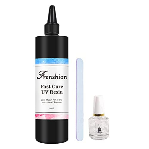 500G Fast Cure UV Resin Upgrade High Transparency No Yellowing Clear Hard Ultraviolet Curing UV