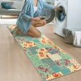 thumbnail image 5 of Hallway Runner Rug 2X6 ft, Washable Rug Non Slip Floral Vintage Kitchen Mats for Floor, Entryway Runner Rug ，Bedroom Area Rug Soft Touch Rug Runner Rug, 5 of 7