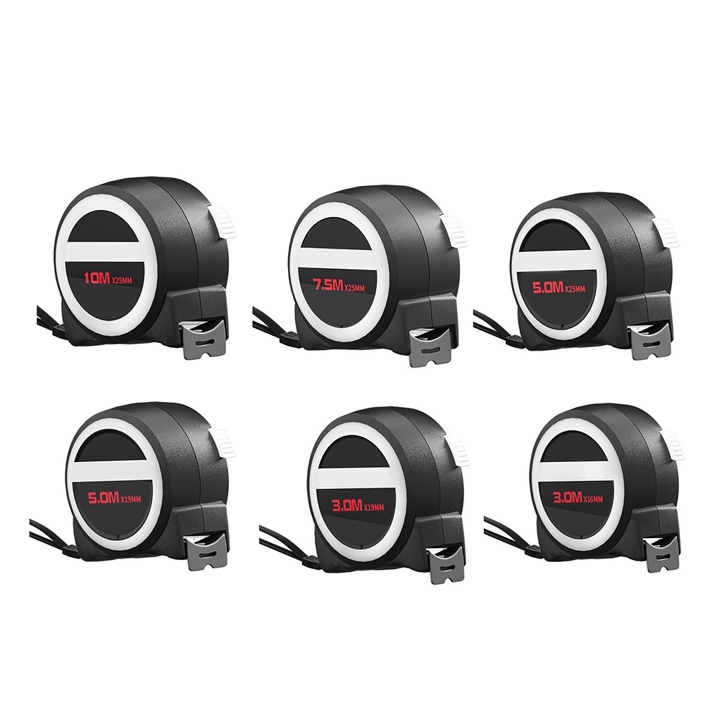 3-10M Steel Tape Measure Hcs Ruler Ranging Tool Measuring Tapes Wear-Resistant 10Meterx25Mm