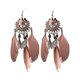 thumbnail image 4 of Pendientes de borla de girasol Minnieouse colgantes atractivos cómodos elegantes bohemios rosa, 4 of 6