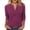 *Wine, variant on ClodeEU Women's V Neck 3/4 Sleeve Button Top ,Casual Summer Tunic Blouse White,Womens Plus XXL
