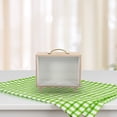 thumbnail image 4 of Tip Jar Decorate Wooden Clear Piggy Bank Holder Adornment Money Saving Bank Desktop Piggy Bank, 4 of 6