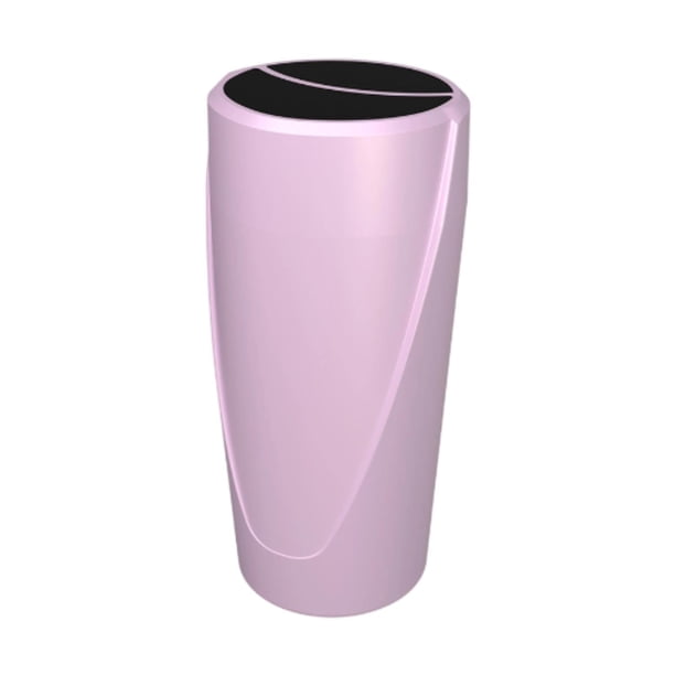 Papelera interior para coche, contenedor de basura para coche, accesorios para coche Rosa