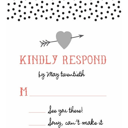 Heart and Arrow Standard RSVP