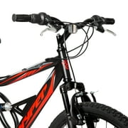 Hyper Bicycles 26 Shocker Mountain Bike, Adult Ages 14+, Black/Red