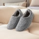 thumbnail image 1 of Pantuflas de felpa para mujer, zapatillas de casa para dormitorio, pantuflas mocasines de forro polar rizado, pantuflas antideslizantes para casa, pantuflas peludas para interior y exterior, 1 of 9
