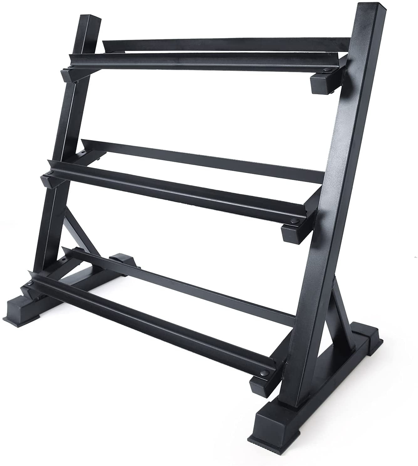 Details about   Dumbbell Storage Rack 2 Tier Hand Weight Stand Gym Organizer Compact Heavy Duty 