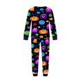 thumbnail image 4 of Fgnfyis Halloween Family Pajamas Loose Print Cozy Soft 2 Piece Set Tops Pants Sleepwear Loungewear, 4 of 4