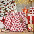 thumbnail image 6 of Pofeuu Strawberry Print Burlap Bags with Drawstrings Drawstring Gift Bags Pouch Bag for Thankgiving Birthday Party Gift Wrapping Treats and Party Favors-Small, 6 of 9