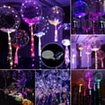 thumbnail image 2 of Globo LED luminoso de 18 pulgadas, burbuja transparente, decoración para fiestas de cumpleaños, bodas, globos LED, globos Bobo navideños D25, 2 of 5