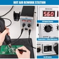 thumbnail image 3 of Estación de soldadura syizyen 8586D 2 en 1 SMD Hot Air Rework, 3 of 7