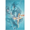 thumbnail image 4 of Dreamtimes Mermaid and Dolphins Kitchen Towels Set of 6 Dishcloths Hand Towels Tea Towels Ultra Absorbent for Cleaning Washing Drying Dishes Tableware 28'' x 18'', 4 of 7