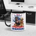 thumbnail image 5 of I'm a Rottweiler Dad and a Veteran, Nothing Scares me Happy Father's Day 11oz Accent Two-tone Mug Rottie Dog Lover Gifts Idea Coffee Tea Cup - 00006, 5 of 5
