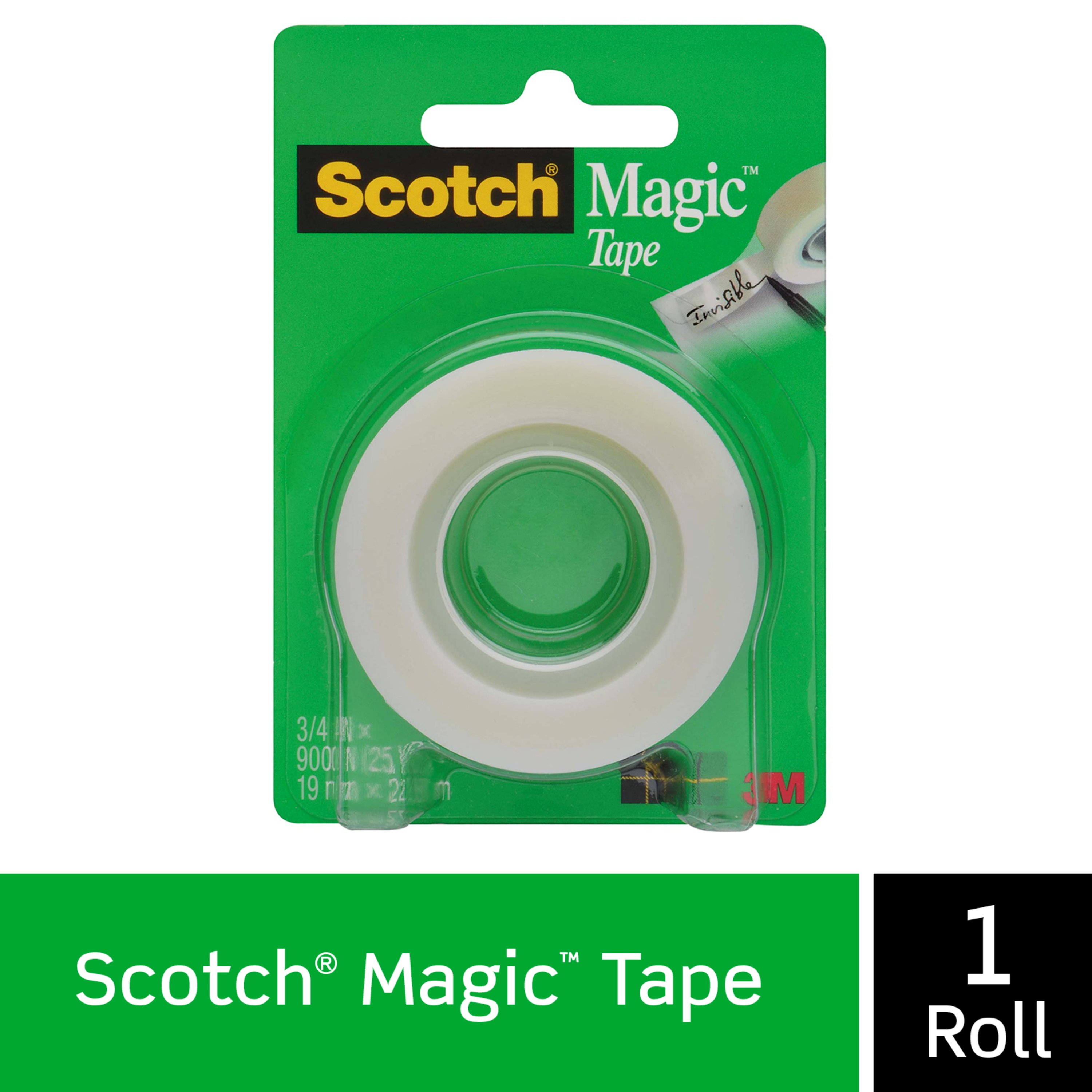 Scotch Magic Tape Refill, .75" x 900"
