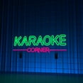 thumbnail image 2 of Glowneon Karaoke Corner Neon Sign, Karaoke Store Signboard Decor, 2 of 4