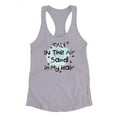 thumbnail image 3 of Salt And Sand Quote Racerback Tank Women -Image by Shutterstock, Female x-Large, 3 of 4