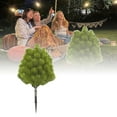 thumbnail image 3 of 16.53 Inch Cedar Topiary Trees with Ground Spikes, Artificial Cedar Ball Plants, Evergreen for Outdoor Indoor Garden Patio Decor (Set of 1), 3 of 9